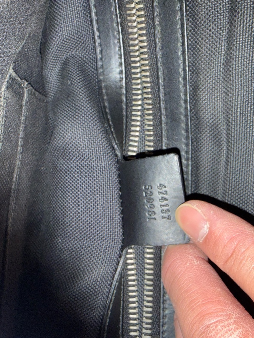 Gucci Black Monogram Messenger Bag with Red/Blue Strap - Picture 8 of 15